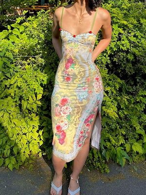 Stilvolles Knie Länge Enges Kleid Outfit XL Größe V Hals Enges Kleid Neueste Mode