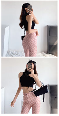 Sexy Spice Girl Halter Nackenweste Schönheit Rücken Schwarzer Hohner Nackenweste Schlankheitsverringerung Unregelmäßig