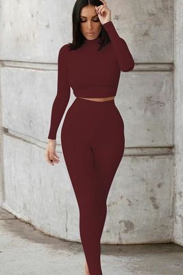 Slim sexy Workout Kleidung Mode Farbe Casual Crop Sexy Fitness Outfits
