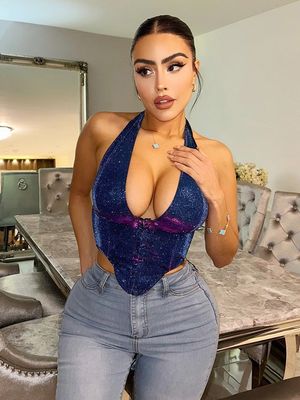 Frauen neue sexy Spice Top Mode Stil schlanke kurze Halterweste