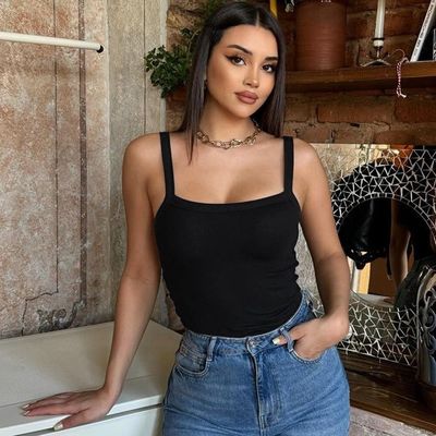 Frühling und Sommer neue Mode sexy schlanke Halterweste kann angepasst werden digitalen Druck eine Vielzahl von Mustern