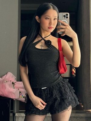 Neue Mode sexy Gewürze gestickte Spitze Halter schlanke Taille feste Farbe Weste