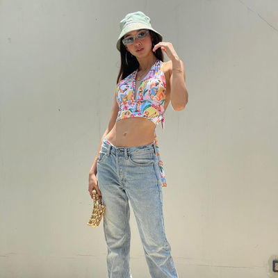 Sommer-Explosive Damen-Halter-Figur-Druck-Seilweste