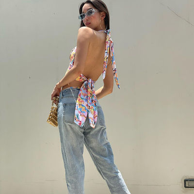 Sommer-Explosive Damen-Halter-Figur-Druck-Seilweste