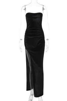 Sommerneue Mode Sexy Schnitt schlankes Plättchen ohne Riemen Kleid