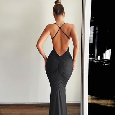 Neuer Fischerschwanzrock, sexy Halterkleid.